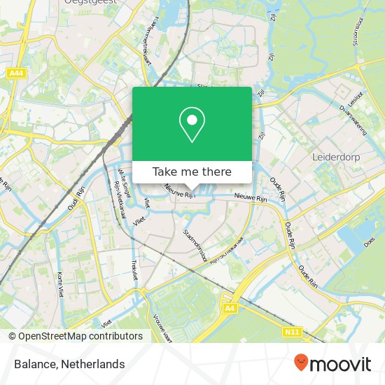 Balance, Herengracht 6 map