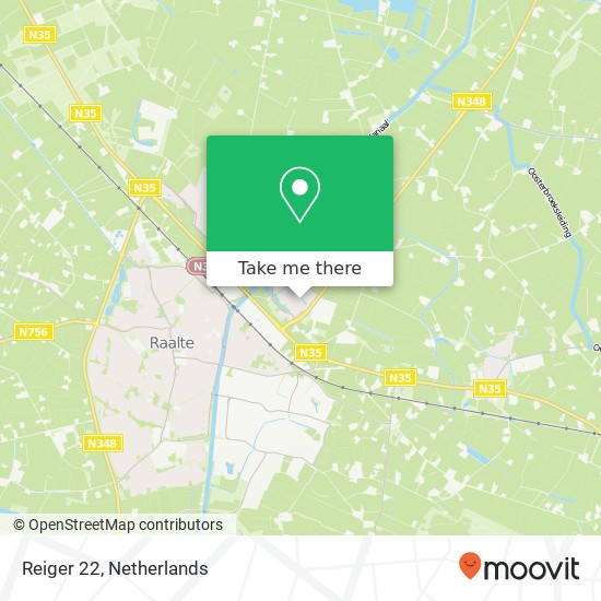 Reiger 22, 8103 AK Raalte map