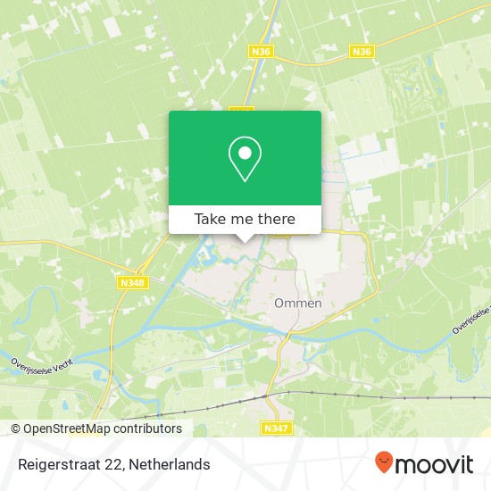 Reigerstraat 22, 7731 ZS Ommen map