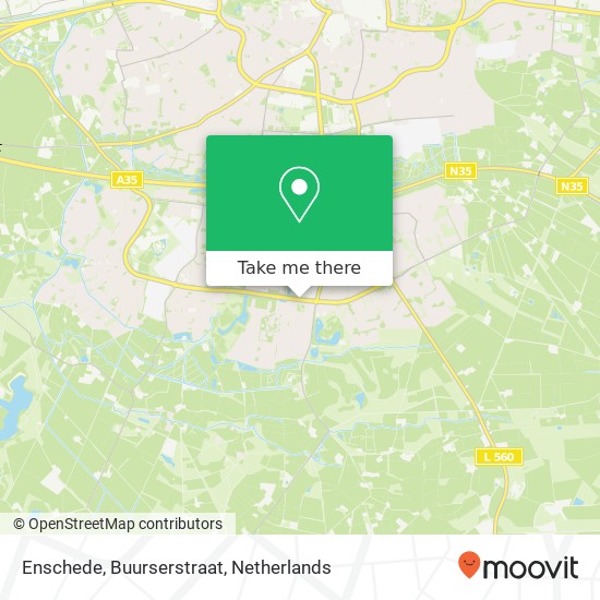 Enschede, Buurserstraat map