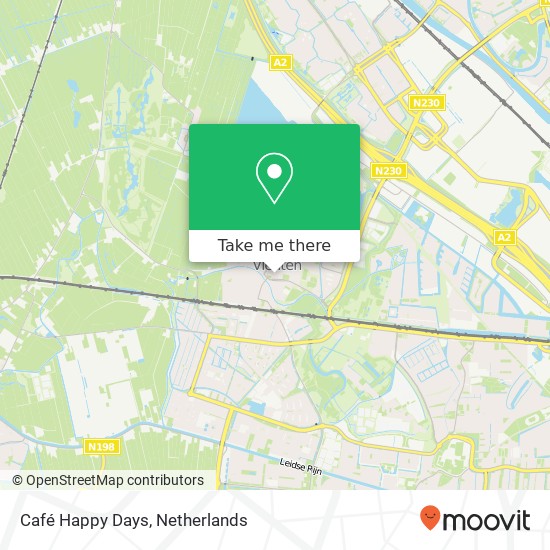 Café Happy Days, Hindersteinlaan 2 map