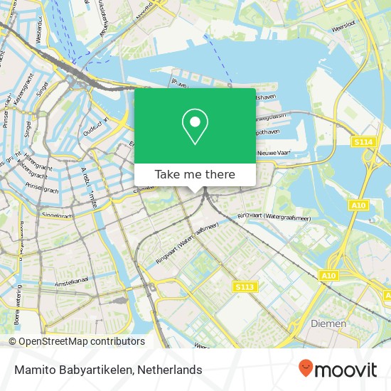 Mamito Babyartikelen, Dapperstraat 291 Karte