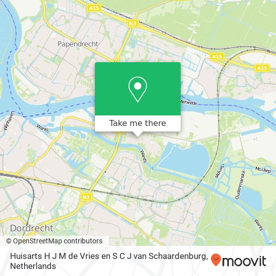 Huisarts H J M de Vries en S C J van Schaardenburg, Rivierenplein 1 map