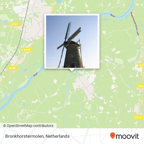 Bronkhorstermolen map