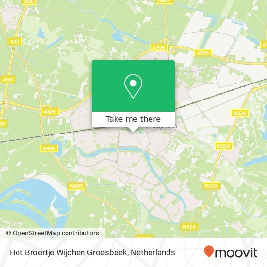 Het Broertje Wijchen Groesbeek, Spoorstraat 6 map