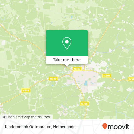 Kindercoach-Ootmarsum, Vasserweg 14 map