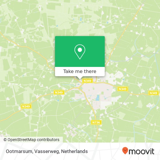 Ootmarsum, Vasserweg map