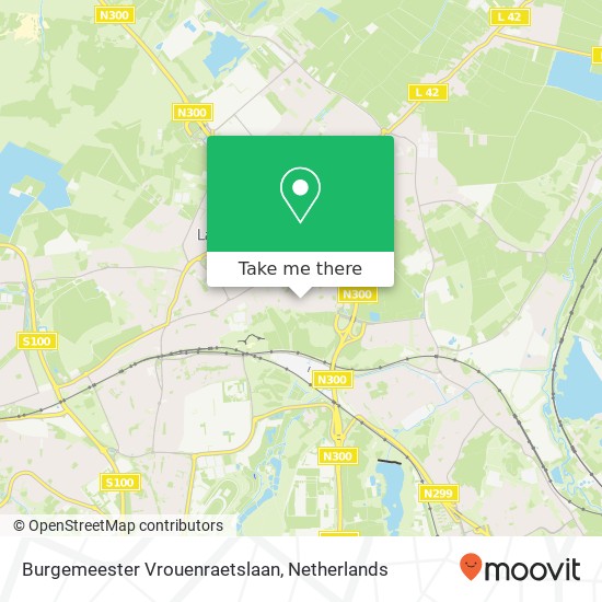 Burgemeester Vrouenraetslaan, 6373 TR Landgraaf map