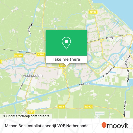 Menno Bos Installatiebedrijf VOF, Zwet 33 map