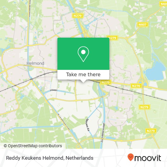 Reddy Keukens Helmond map