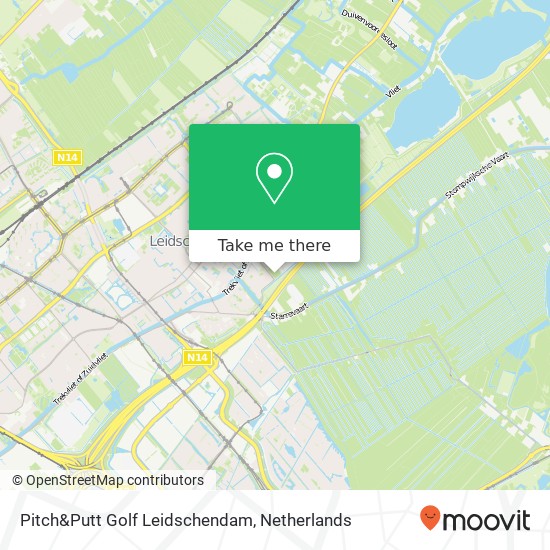 Pitch&Putt Golf Leidschendam, De Star 51 map