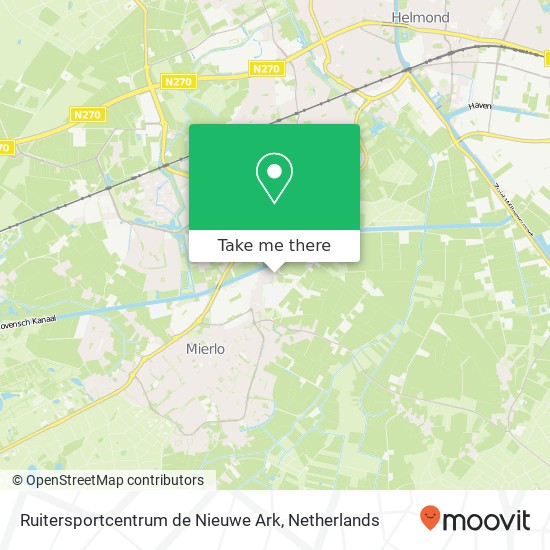 Ruitersportcentrum de Nieuwe Ark, Arkweg 34 map