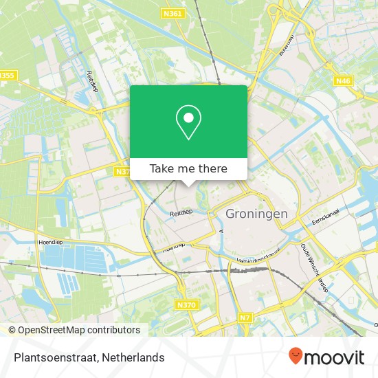 Plantsoenstraat, 9717 GE Groningen map