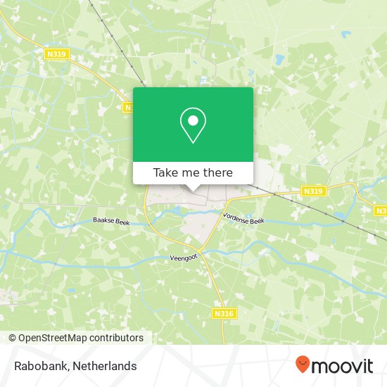 Rabobank, Zutphenseweg 26 map