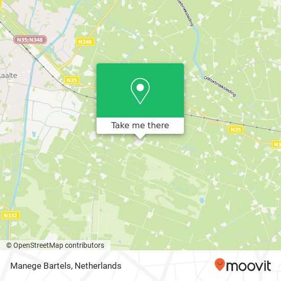 Manege Bartels, Raamsweg 12 map