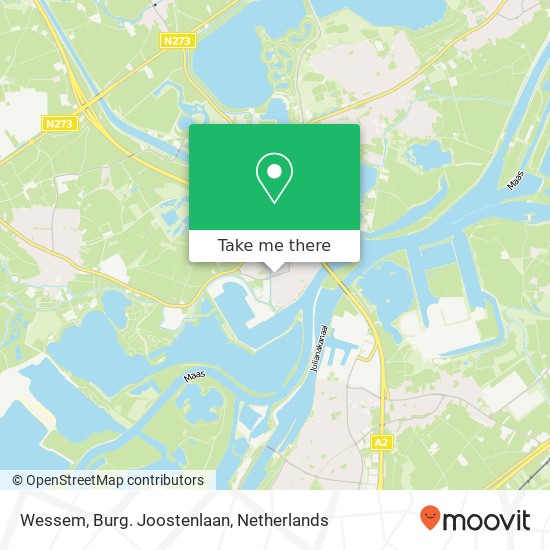 Wessem, Burg. Joostenlaan map