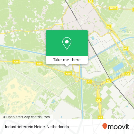 Industrieterrein Heide map