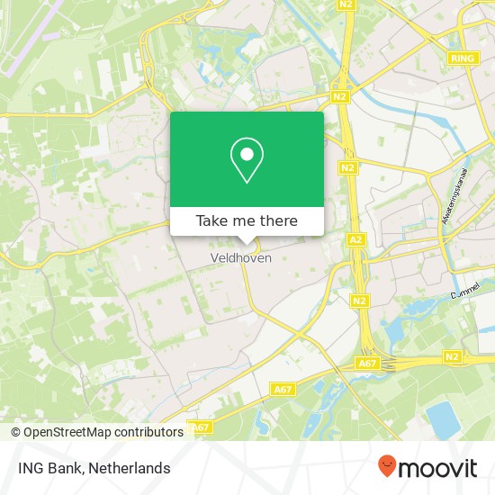 ING Bank, Pleintjes 209 map