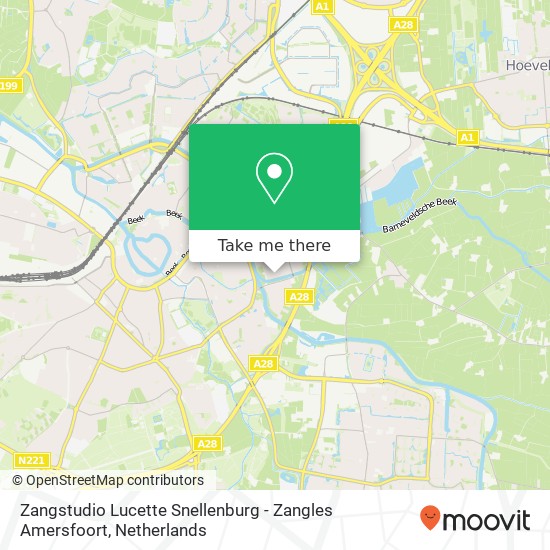 Zangstudio Lucette Snellenburg - Zangles Amersfoort, Carmenplein Karte