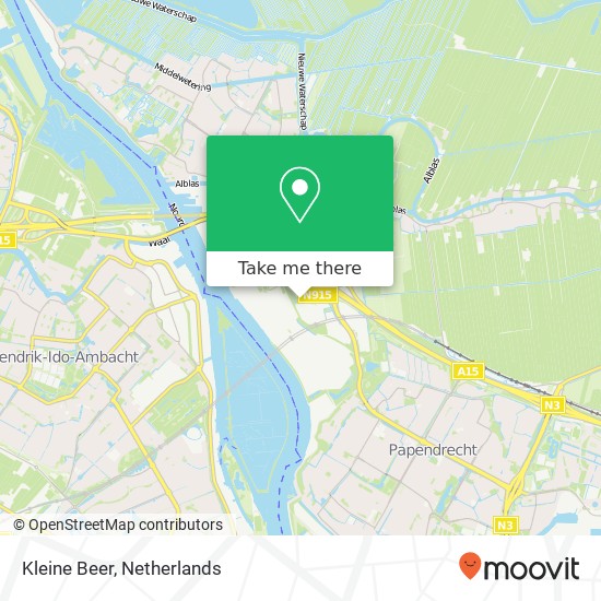 Kleine Beer, 2952 CA Alblasserdam map