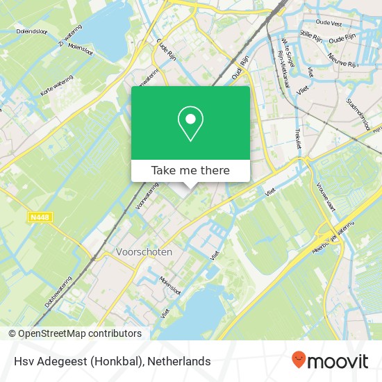 Hsv Adegeest (Honkbal), Van Beethovenlaan 137 map