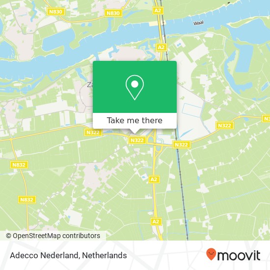 Adecco Nederland, Fiep Westendorplaan 123 map