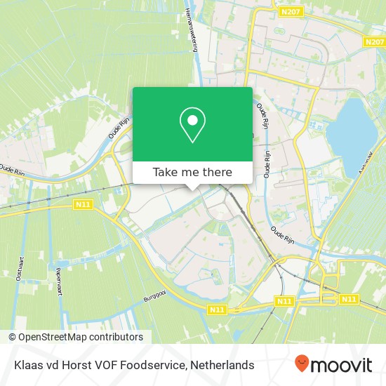 Klaas vd Horst VOF Foodservice, L. Pasteurweg 6 map
