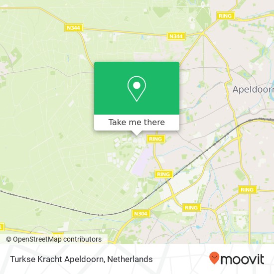 Turkse Kracht Apeldoorn, Sportpark Orderbos 45 map