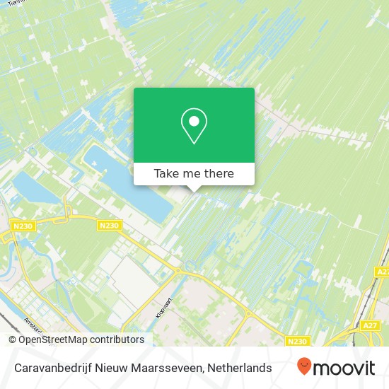 Caravanbedrijf Nieuw Maarsseveen, Westbroekse Binnenweg 86A map