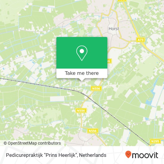 Pedicurepraktijk ''Prins Heerlijk'', Heijnenstraat 36 map