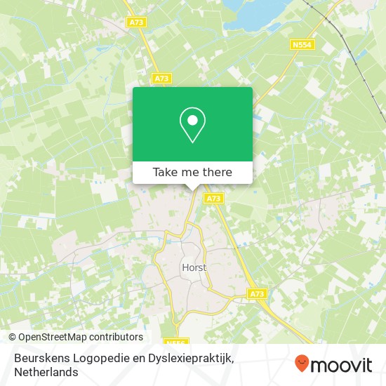 Beurskens Logopedie en Dyslexiepraktijk, Venrayseweg 89 map