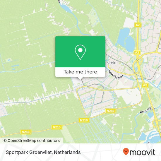 Sportpark Groenvliet, 3403 IJsselstein map