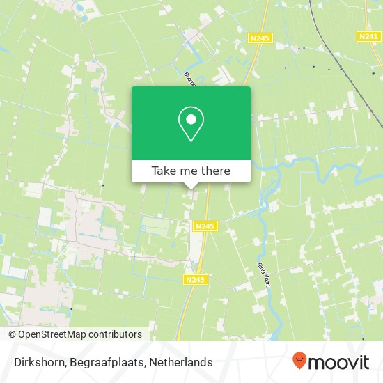 Dirkshorn, Begraafplaats map