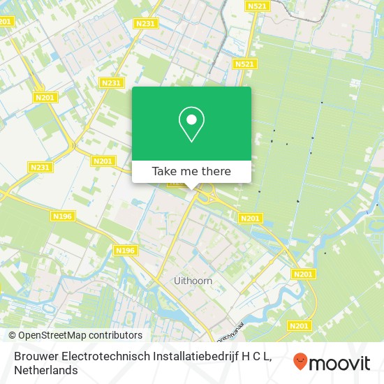 Brouwer Electrotechnisch Installatiebedrijf H C L, Zijdelweg 19B Karte