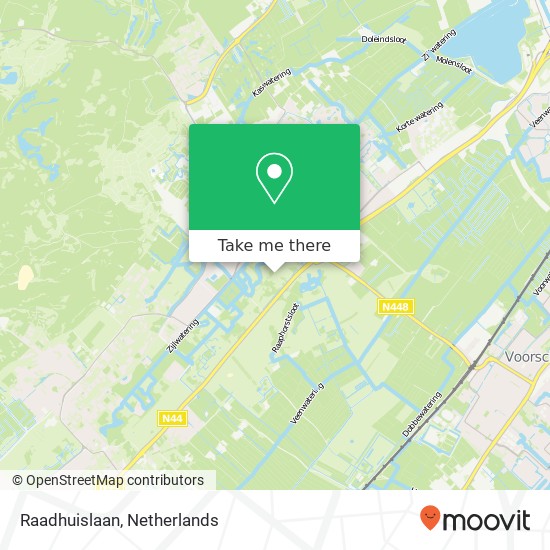 Raadhuislaan, Raadhuislaan, 2242 Wassenaar, Nederland map