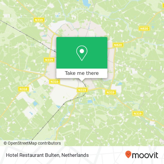 Hotel Restaurant Bulten, Parallelweg 72 map