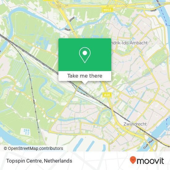 Topspin Centre, Winkelhaak 11 map