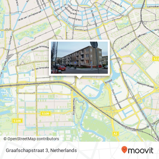 Graafschapstraat 3, 1079 PD Amsterdam Karte