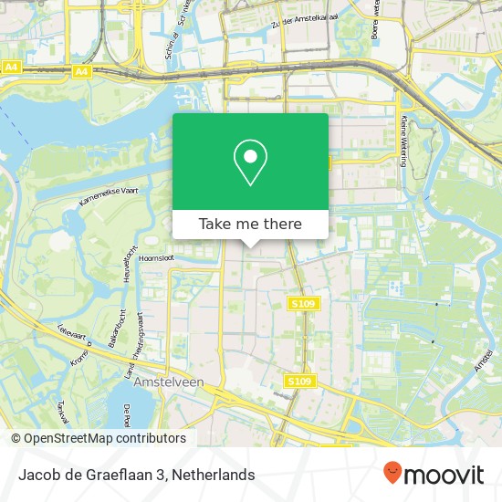 Jacob de Graeflaan 3, 1181 DK Amstelveen map