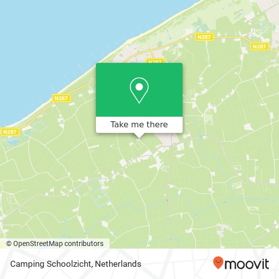 Camping Schoolzicht map