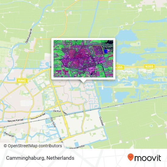 Camminghaburg, 8926 LK Leeuwarden map