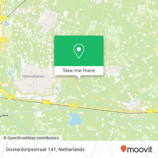 Oosterdorpsstraat 141, Oosterdorpsstraat 141, 3871 AC Hoevelaken, Nederland map