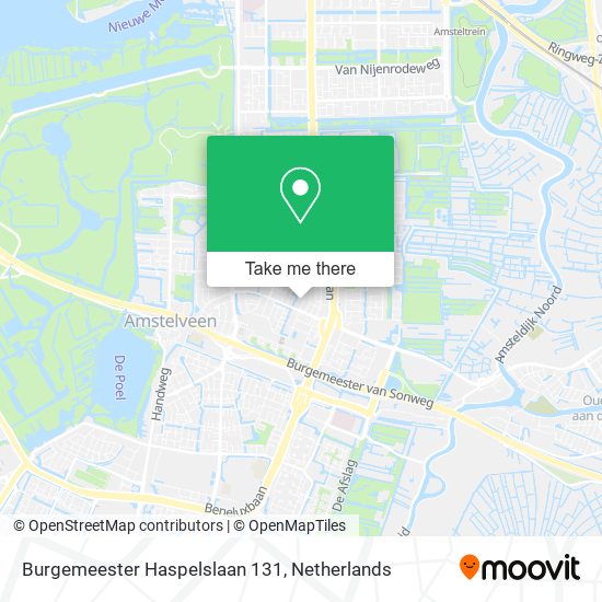 Burgemeester Haspelslaan 131 map