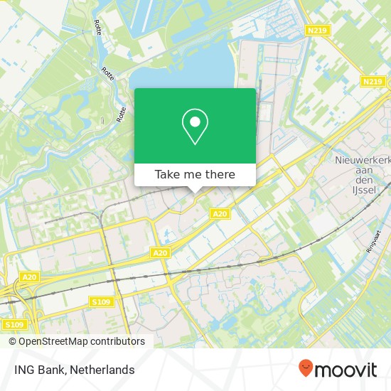 ING Bank, Imkerstraat 16 map