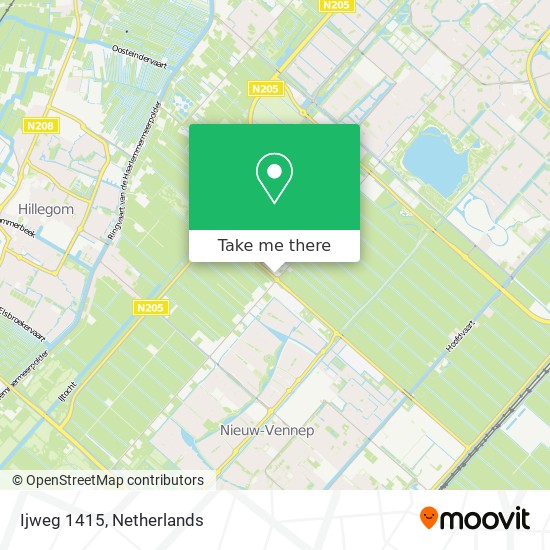 Ijweg 1415 map
