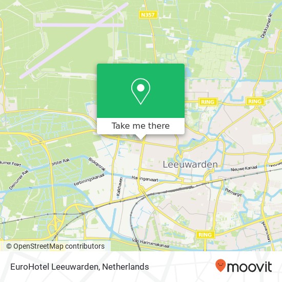 EuroHotel Leeuwarden, Europaplein 20 map