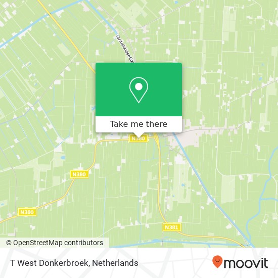T West Donkerbroek map