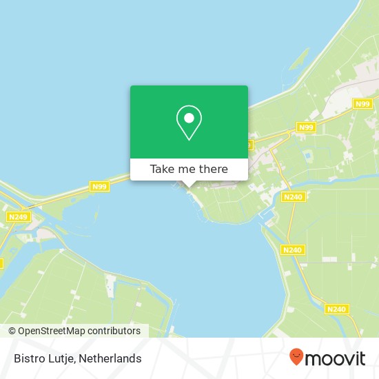 Bistro Lutje, Lutjeweg 2 map