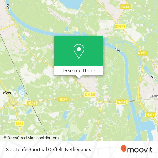 Sportcafé Sporthal Oeffelt, Looi 5 map