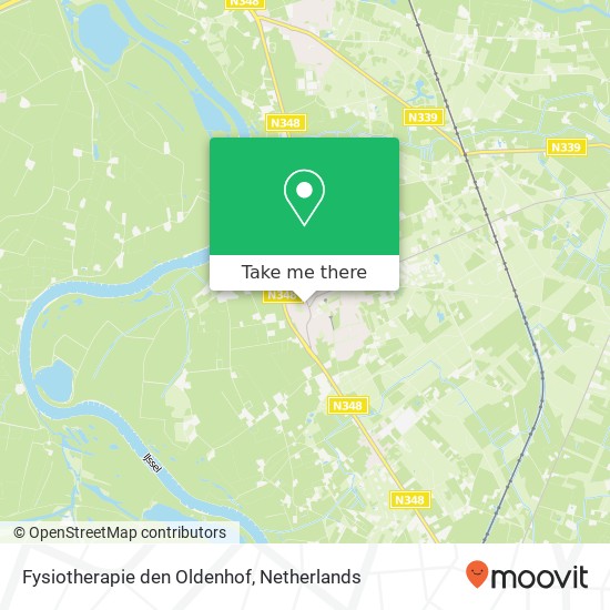 Fysiotherapie den Oldenhof, Hoofdstraat 45 map